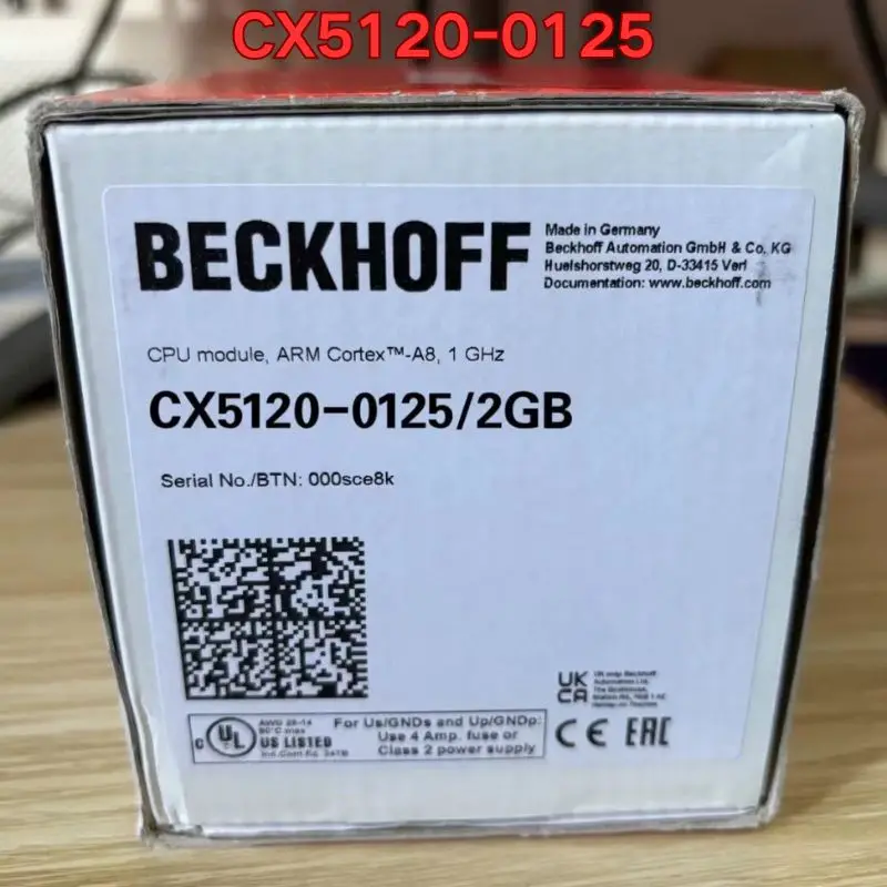 

New Beckhoff plc module CX5120-0125