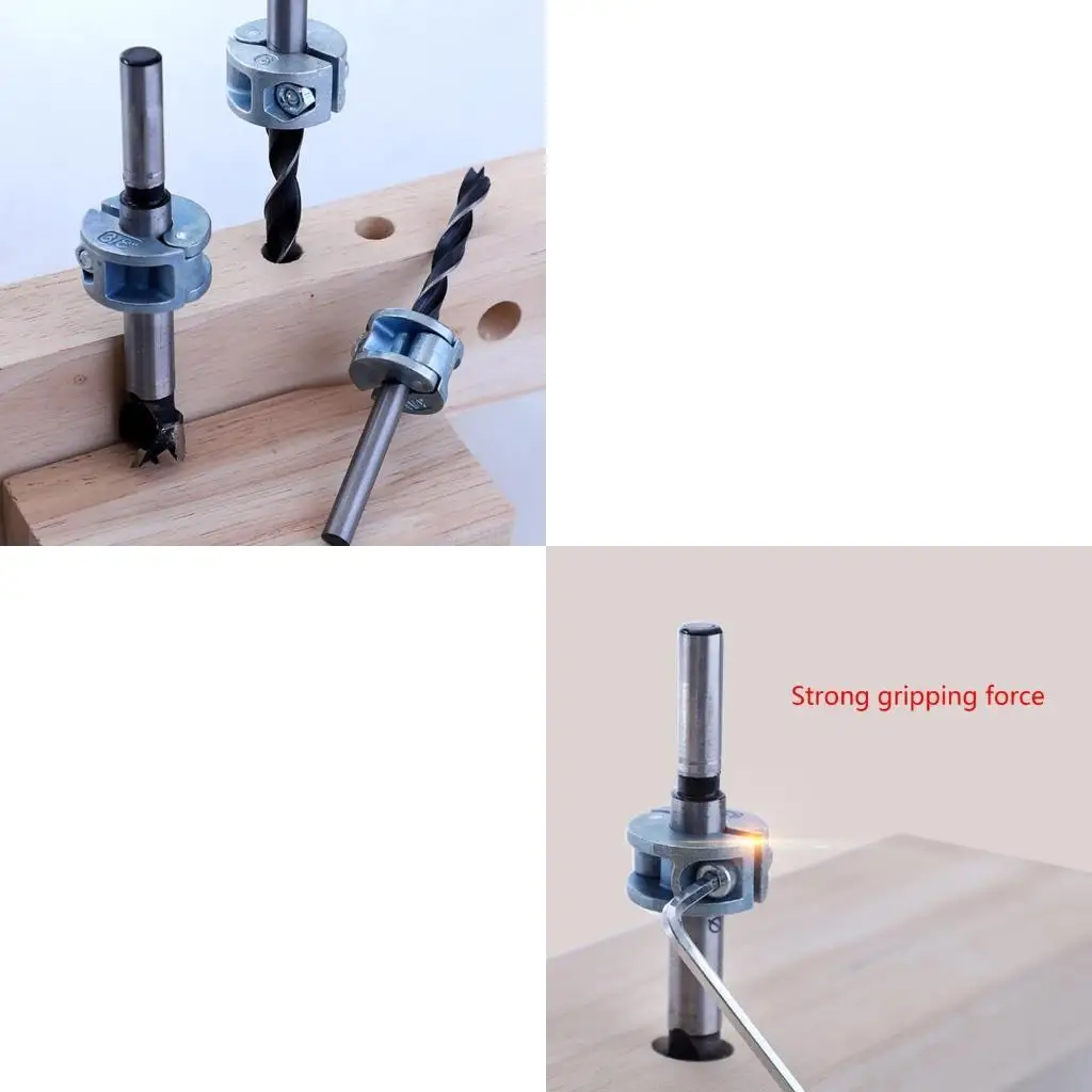 

P82E Woodworking Drill Stop Collar Set 5mm-11mm Drilling Bit Depth Stopper Ring