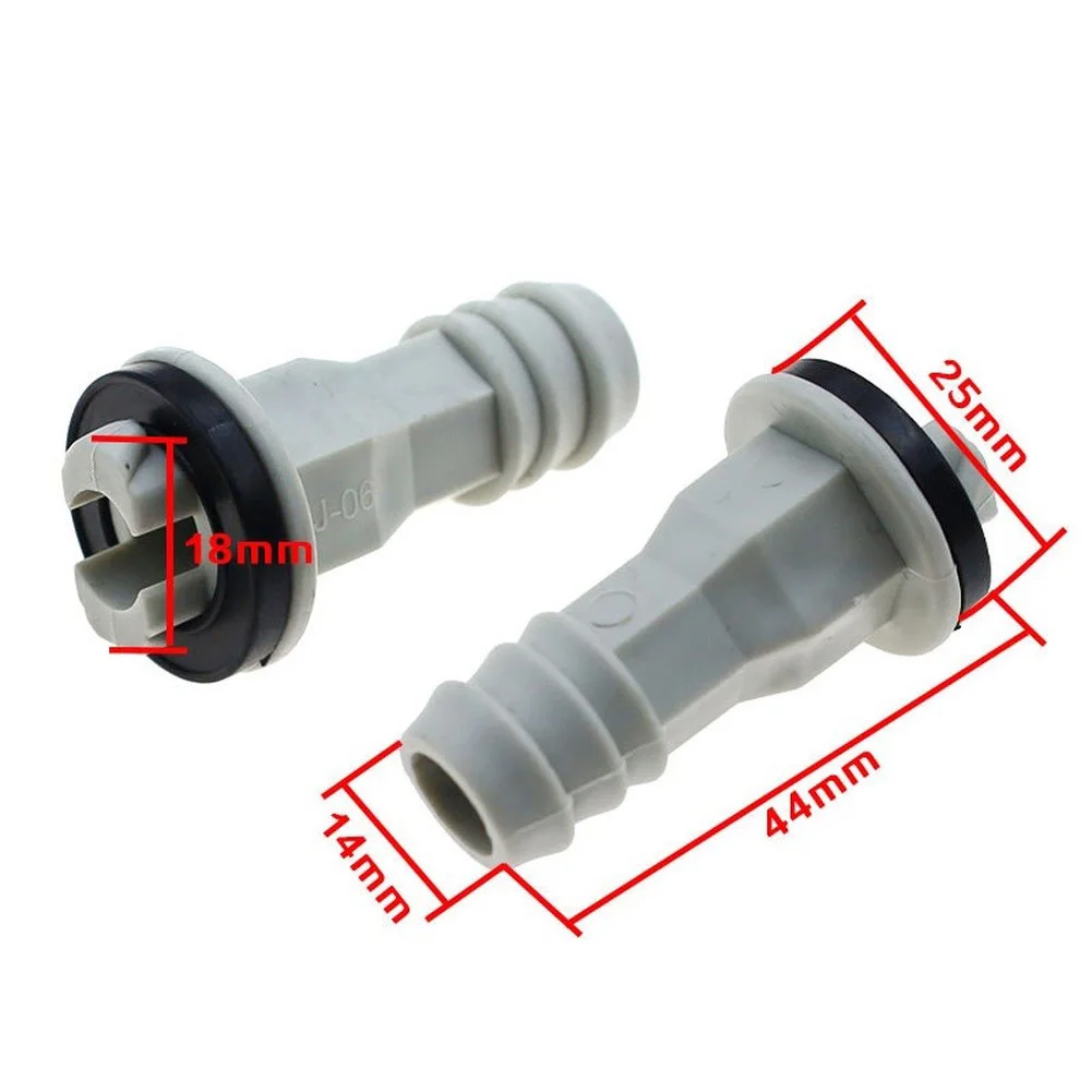 44*25*18MM 10pcs Air Conditioner Drain Adapter For Window Split AC Outdoor Unit Drain Hose Connector PVC Fitting For Home