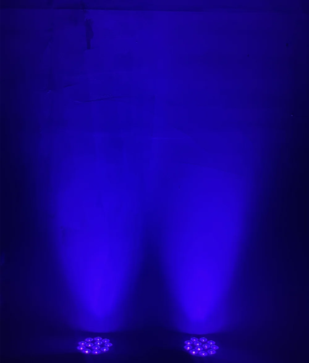 4 Stück Kabellose LED-Par-Scheinwerfer RGBWA UV 6in1 12x12W DMX Wandfluter Bühnenlicht Professionell für Party KTV Disco DJ – Detail 15