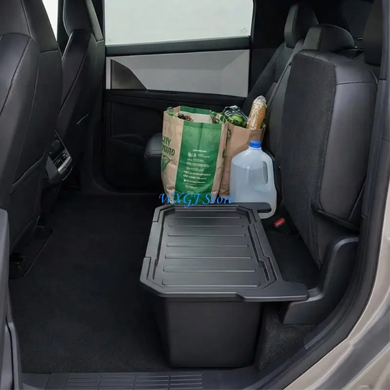 37JE Car Rear Storage Solution Rear Center Console Box Slip Resistant Cover for Select Model Interior