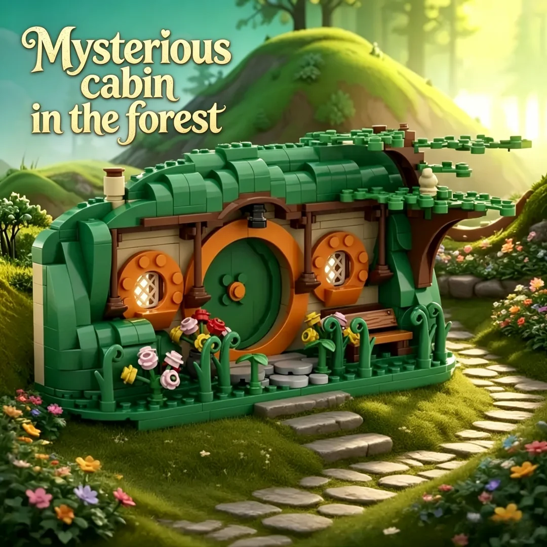 

326pcs Garden House Building Blocks Set, Fairy Tale Architecture Model, DIY Building Blocks Puzzle Set, Gifts for Boys and Girls