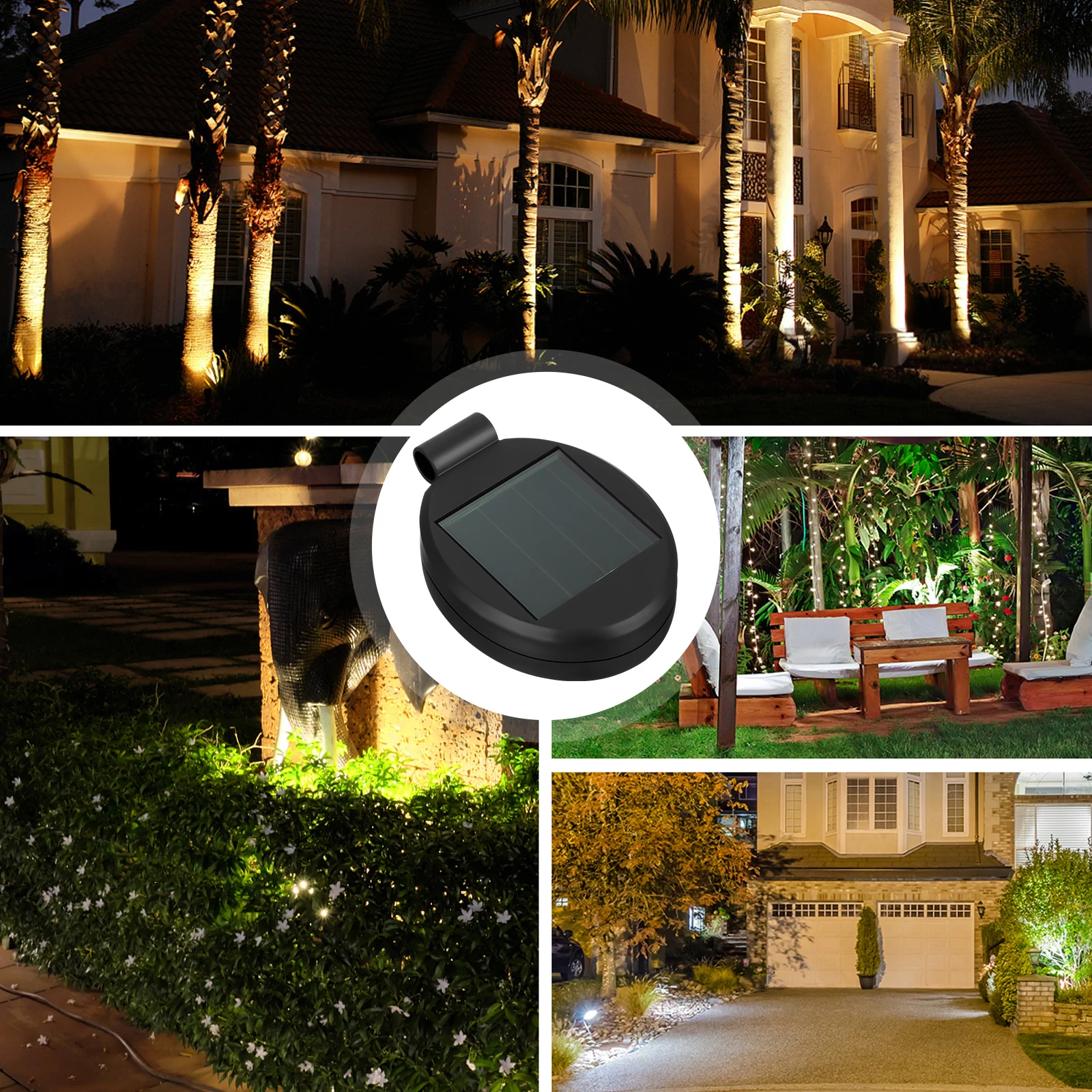 

2 Pcs Pineapple LED Lights Solar Powered Garden Lanterns Replacement Panels for Outdoor Decor Patio Yard Accessories
