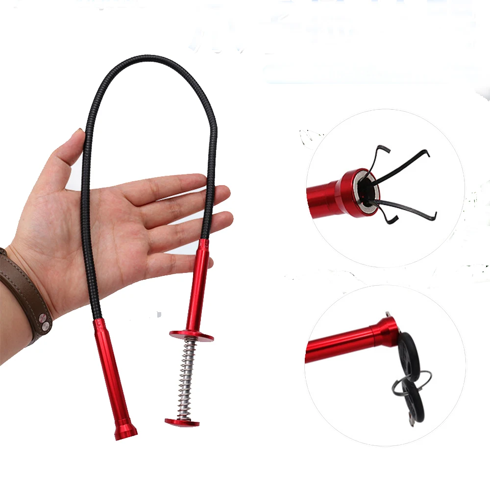 Multi-function Magnetic Reach Grab Prongs 360 Graus Bendable Pickup Tool Ímã Flexível Quatro Garra Fetch Device 65cm