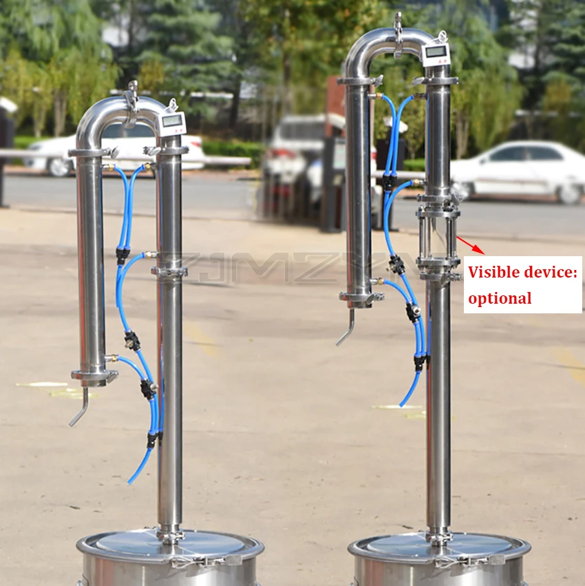 Food Grade Distilling Column Stainless Steel Distillery Equipment Home Brewing & Wine Making 1.5\