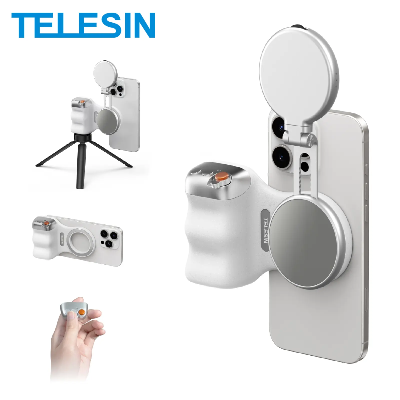 ידית אחיזה מגנטית TELESIN למצלמת סמארטפון