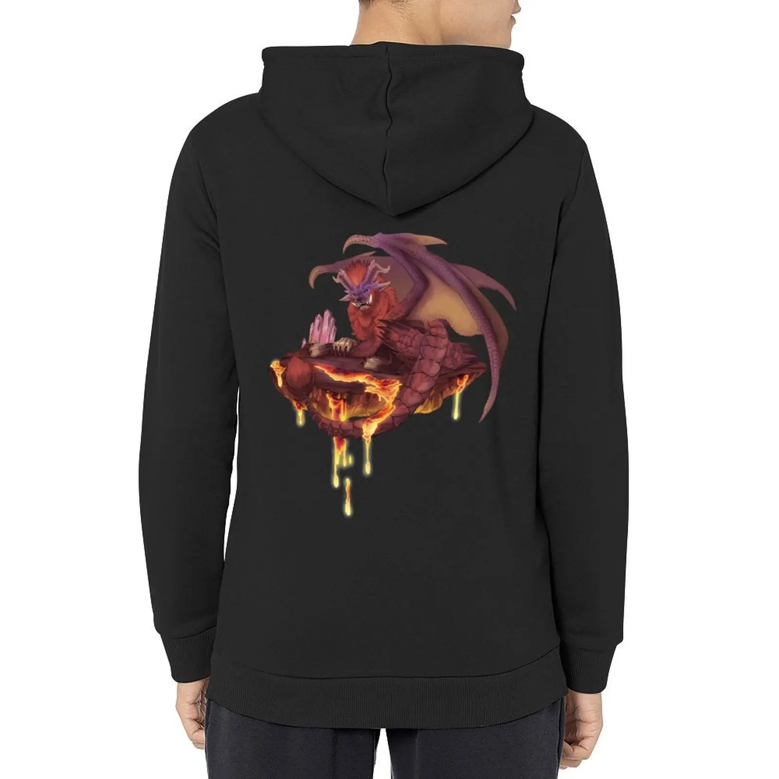 

Elder Dragon - Teostra Hoodie fashion men anime clothing men's sweat-shirt set mens clothing japanese hoodie