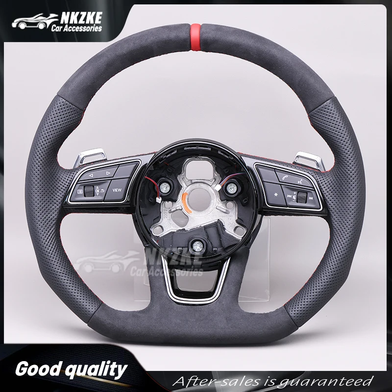 Steering Wheel Suitable For Audi A4 B9 A3 A5 S3 S4 S5, Made Of leather, Without Airbag Cover, Car Accessories