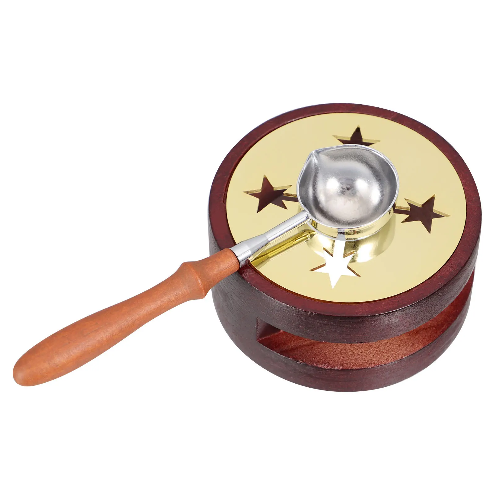 

Wood Sealing Wax Stove Retro Accessory For Diy Envelope Seal Stamp Melting Furnace High Temperature Resistance