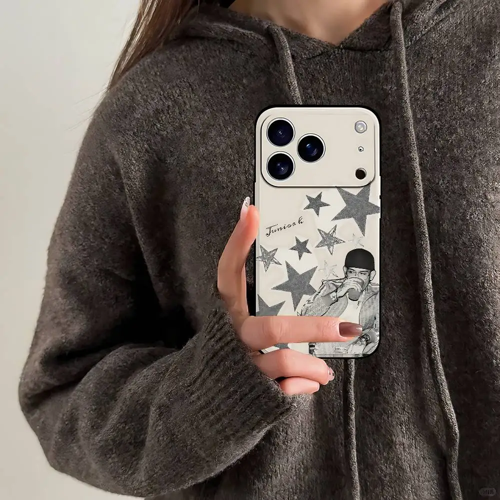 J-Junior H Singer Phone Case Black Shell For IPhone 17/16/15/13/14 Pro Max/ 11Plus/X/Xr/Xs Max/12mini Compatible Models