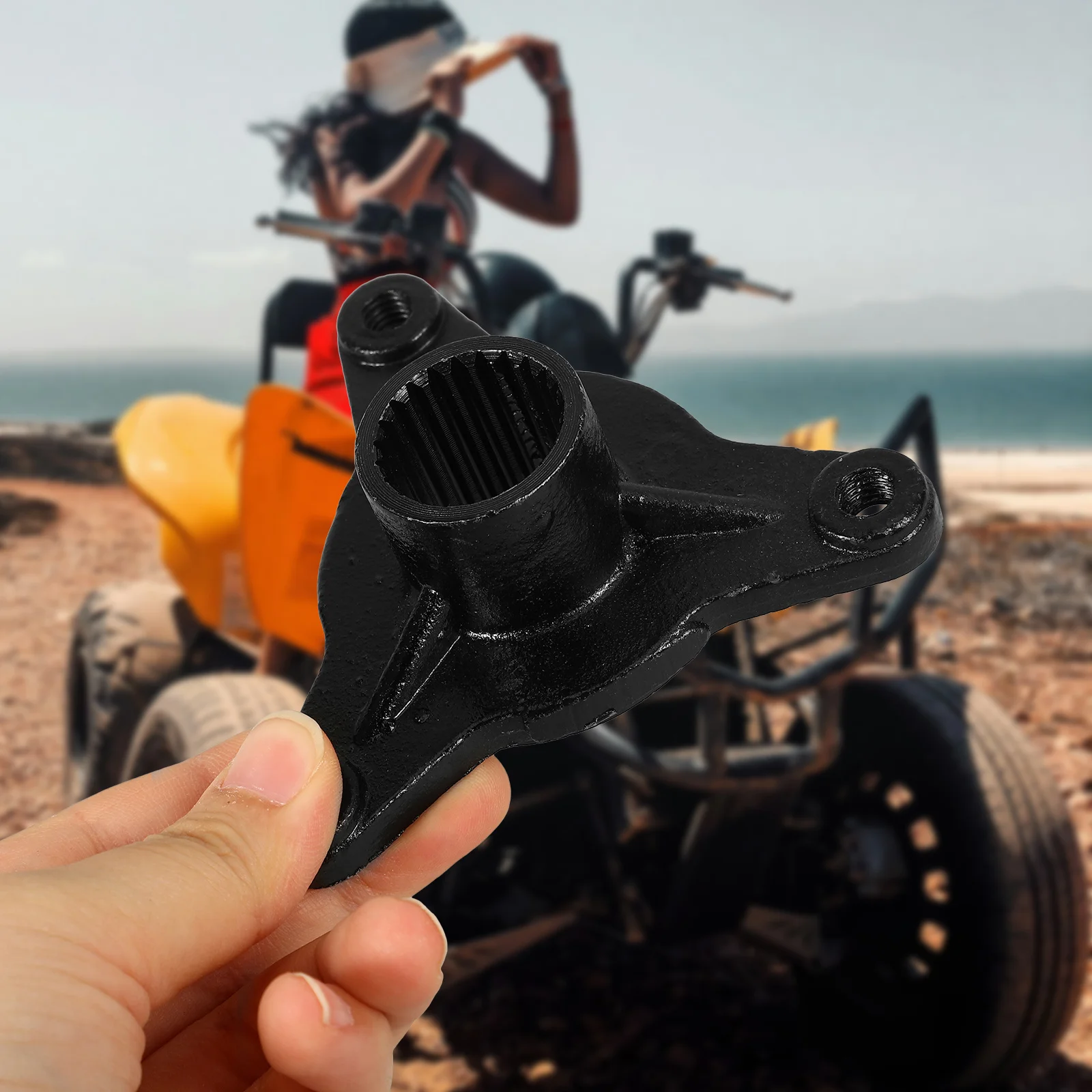 Cubo do eixo dianteiro da roda atv para go kart durável aro da roda hub peça de substituição do veículo fora de estrada compatível com atv