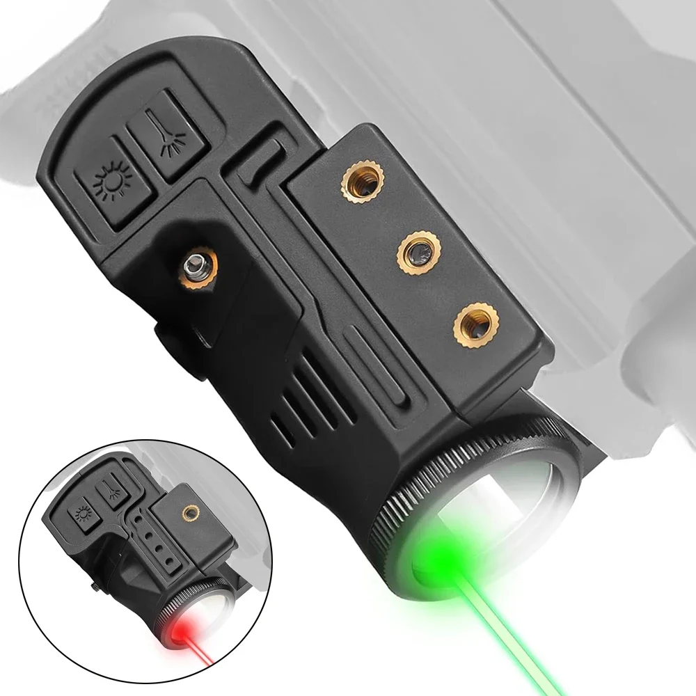 

Тактический фонарик Richfire 2 в 1, зеленый свет и комбинированный компактный магнитный зарядный пистолет для стрельбы для планки Пикатинни 20 мм