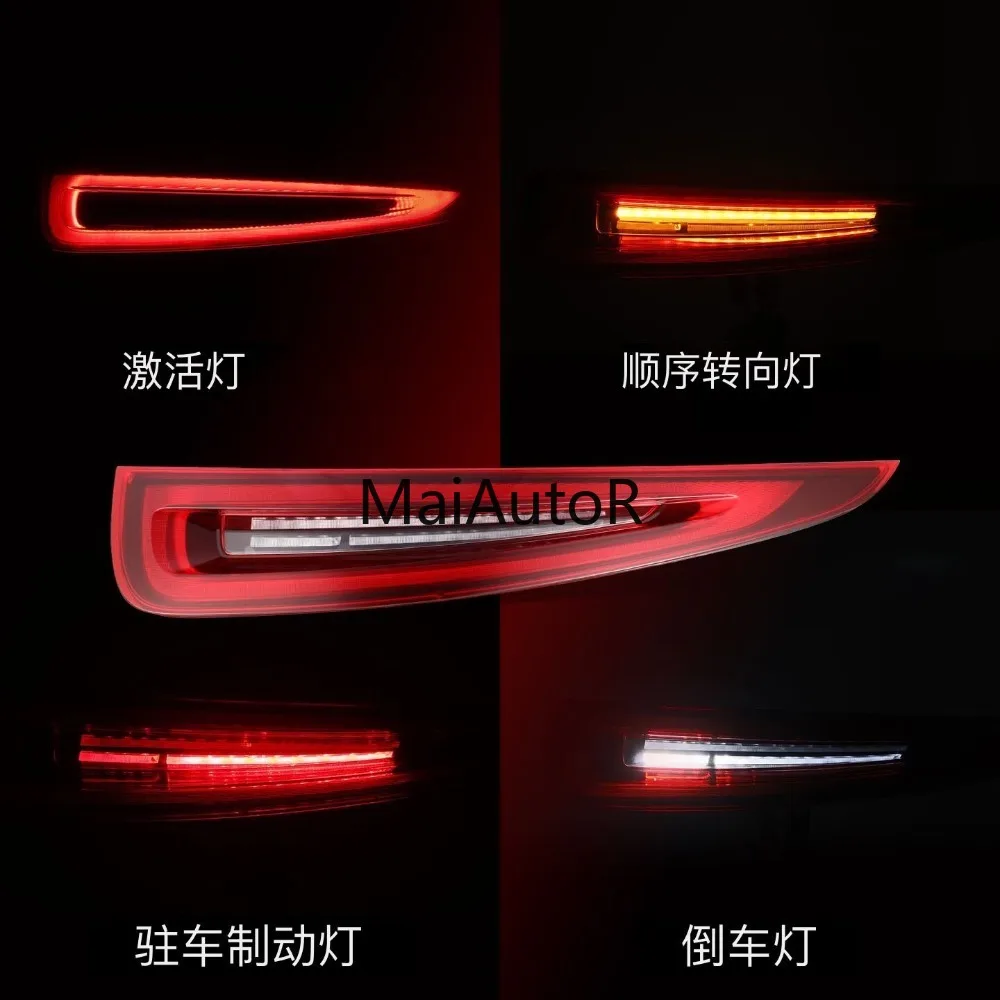 For Porsche 991.1 GT3 2011 2012 2013 2015 Tail Light Assembly Modification LED Flowing Turn Signals Rear Taillights Auto Parts