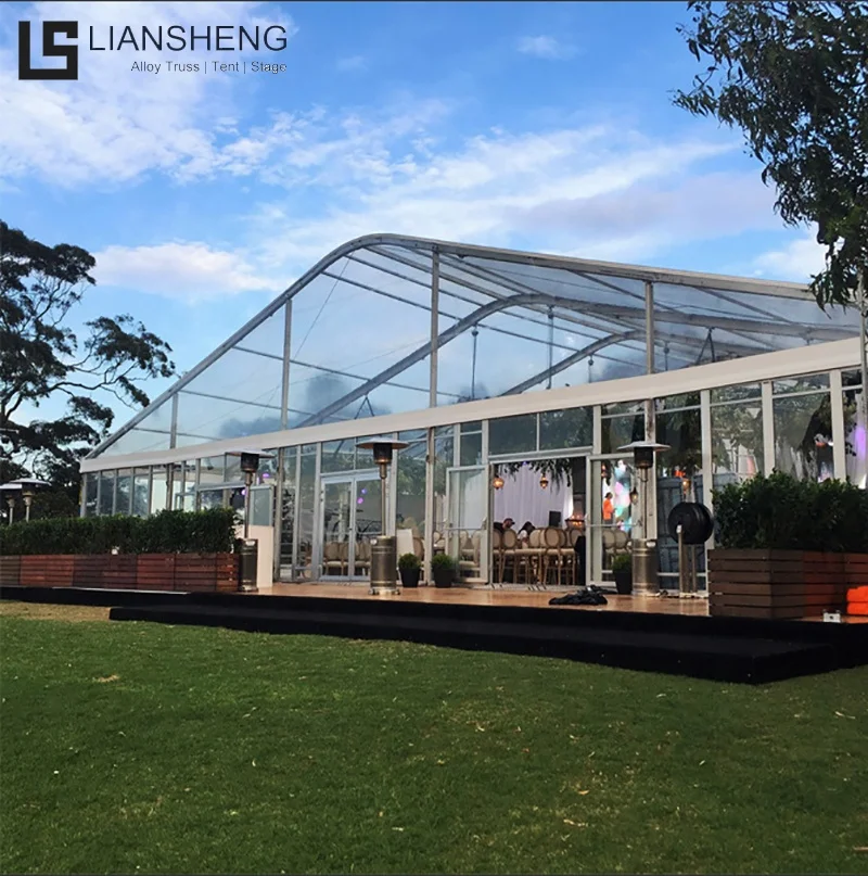 20 X 40 Outdoor Aluminum Frame Transparent Marquee  Wedding Tent