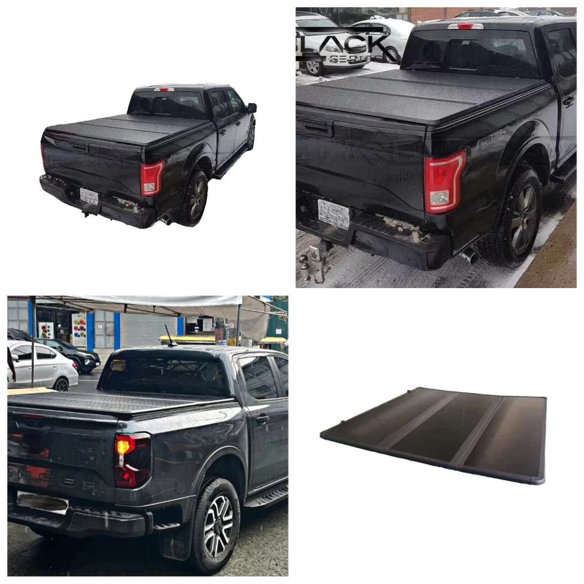 

Wholesale Tri-fold Hard Tonneau Cover for F150 Raptor 5.5ft 6.5ft Aluminum Heavy Quality Auto Accessories Bed Lid