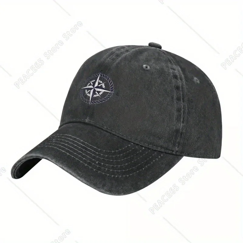 Compass N.W.E.S Natural 2024 New Style Washed Baseball Cap for Women Sports Hat