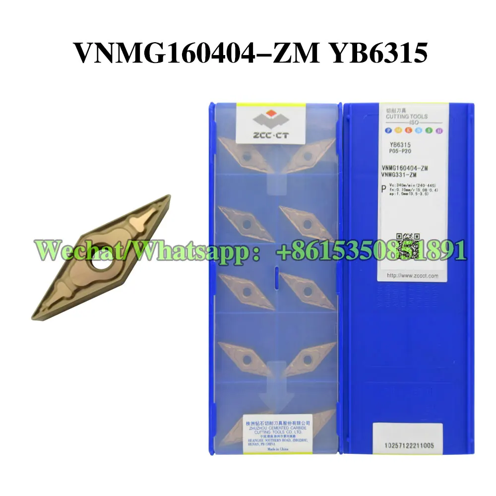 ZCC CT VNMG 160404 -ZM VNMG 160408 -ZM YB6315 твердосплавная пластина со сменной резьбой, режущий инструмент с ЧПУ ZCC CT VNMG 160404 -ZM VNMG 160408 -ZM YB6315 твердосплавная пластина со сменной резьбой, режущий инструмент с ЧПУ
