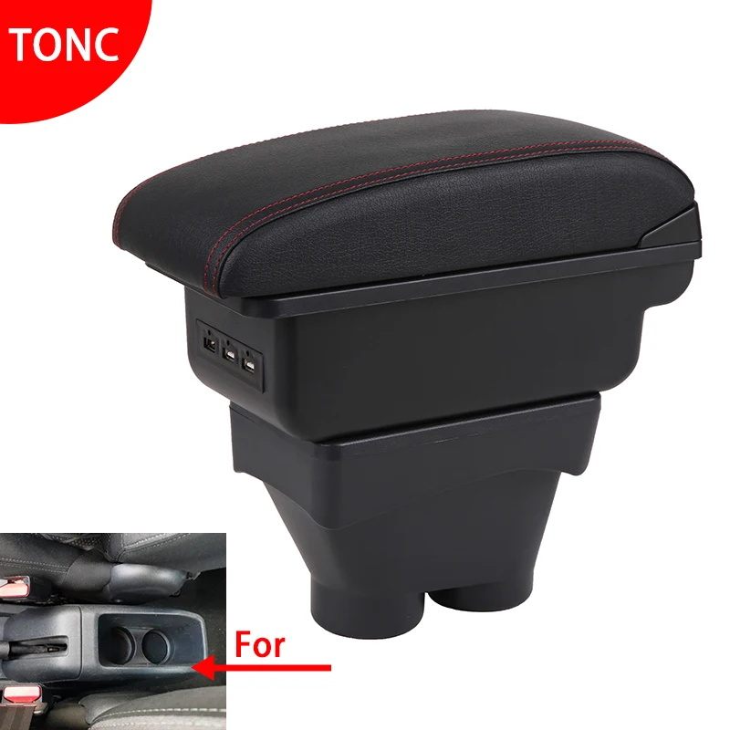 For Peugeot 208 Armrest Box Storage Box 2012 2013 2014 2015 2016 2017 2018 Auto Parts Interior Center Console Organizer