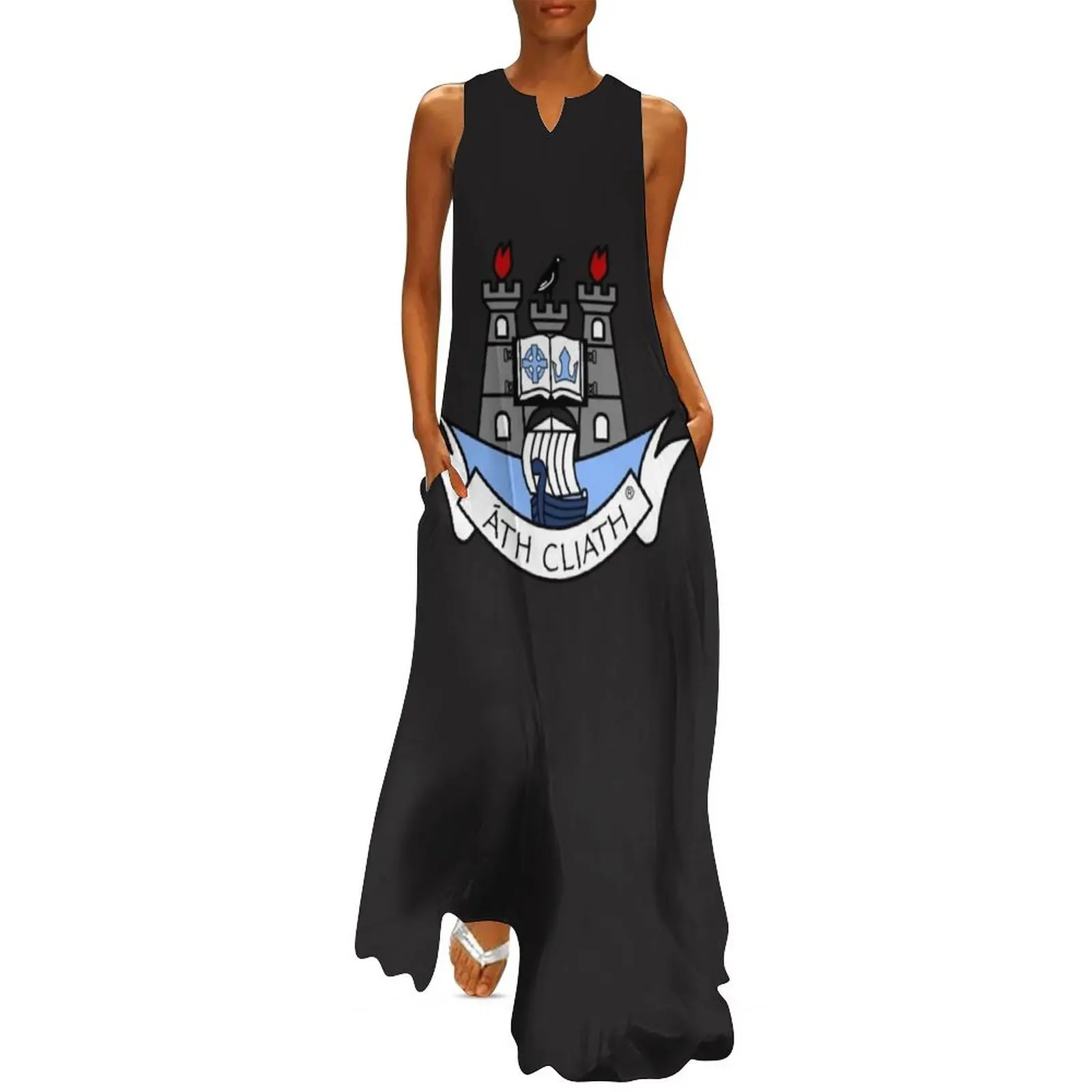 

Dublin GAA Logo T-Shirt Long Dress Evening dresses women clothing 2024 new arrivals summer clothes for women