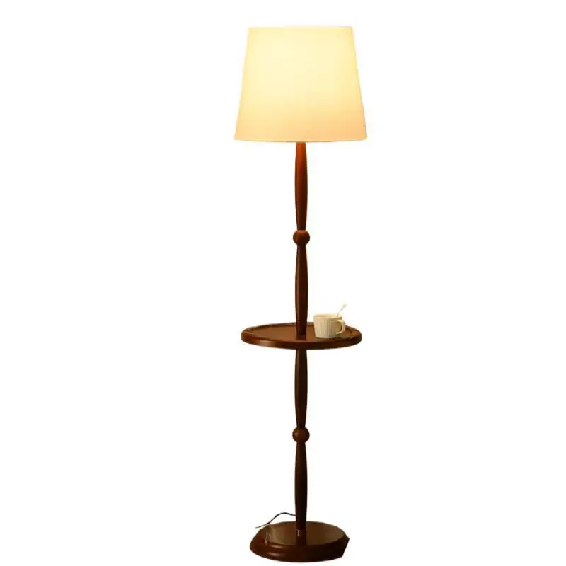 Living Room Floor Lamp Medieval American Light Luxury High Value French Bedroom Bedside Atmosphere Storage Vertical Floor Lamp