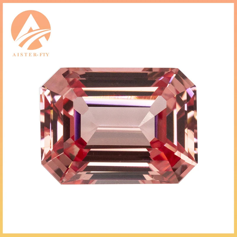 

Новый изумрудная огранка, выращенный в лаборатории Padparadscha, цвет сапфир, свободный драгоценный камень с сертификатом AGL, подвески для изготовления ювелирных изделий