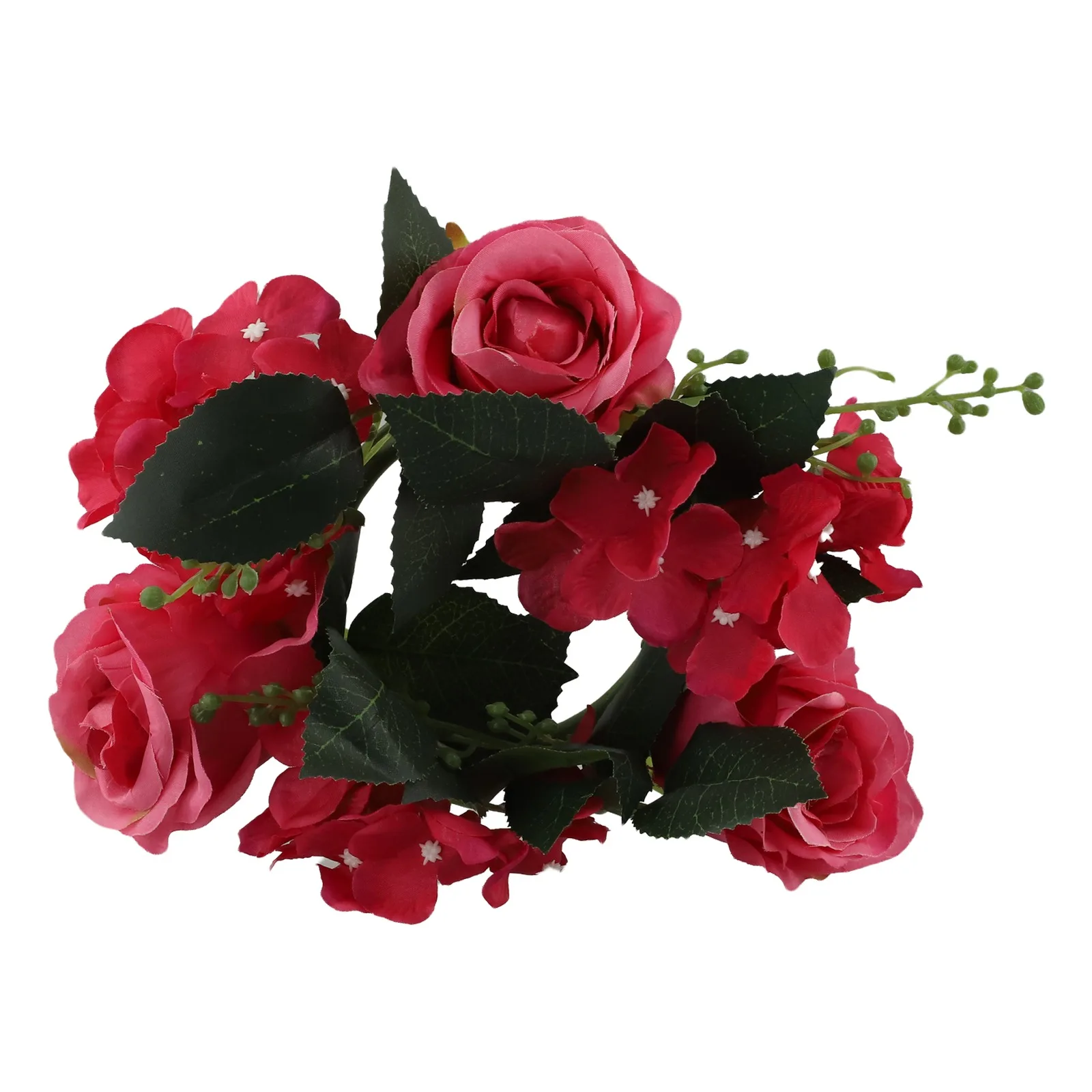 Per la tavola Corona nuziale Ghirlanda di candeliere Ghirlanda di candeliere da 20 cm Decorazione europea per tavolo Matrimonio Decorazione versatile