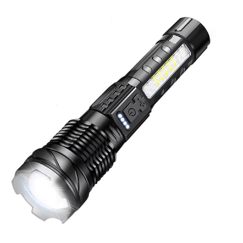 AliExpress cycle zone XHP50 Flashlight Zoomable Flashlight Powerful Handheld Lighting Night Work Emergency Torch for Outdoor Camping Fishing Lantern