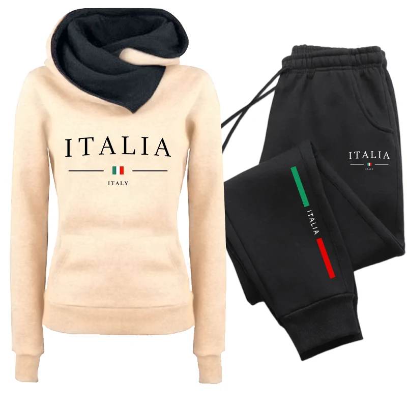 2026 Damen-Trainingsanzug Lässiger Hoodie Sweatshirt Outdoor-Sport Jogging Herrenbekleidung Herbst Winter Qualitäts-Mode Streetwear – Detail 2