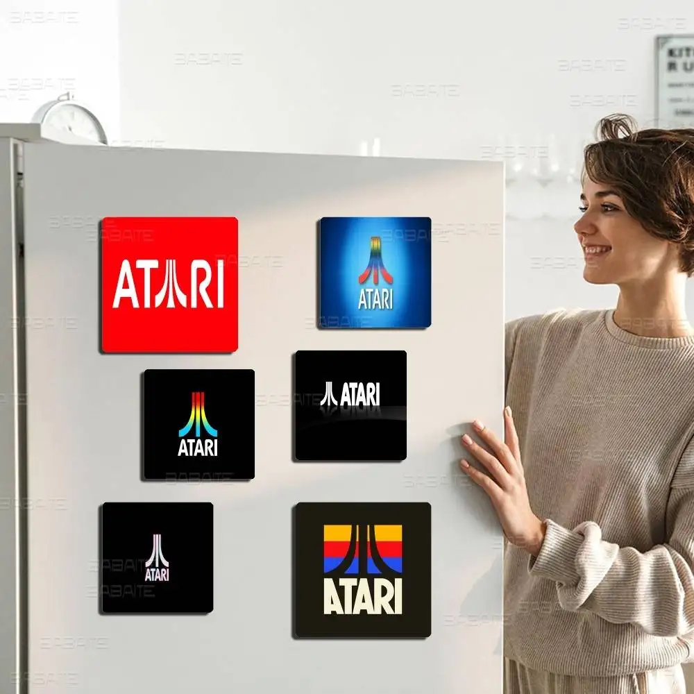 Atari logo Personalized Creative Classic Painting Magnets Fridge Photo Message Decorative