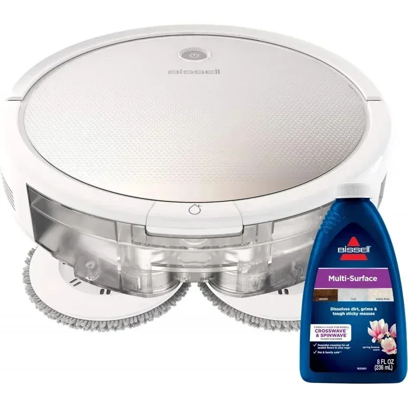 

ZAWQABISSELLS SpinWave Pet Robot, 2-в-1 Wet Mop Dry Robot Vacuum, вращающиеся подушечки для швабры, скраб для пола, Wi-Fi, подключенный с структурой, Ali