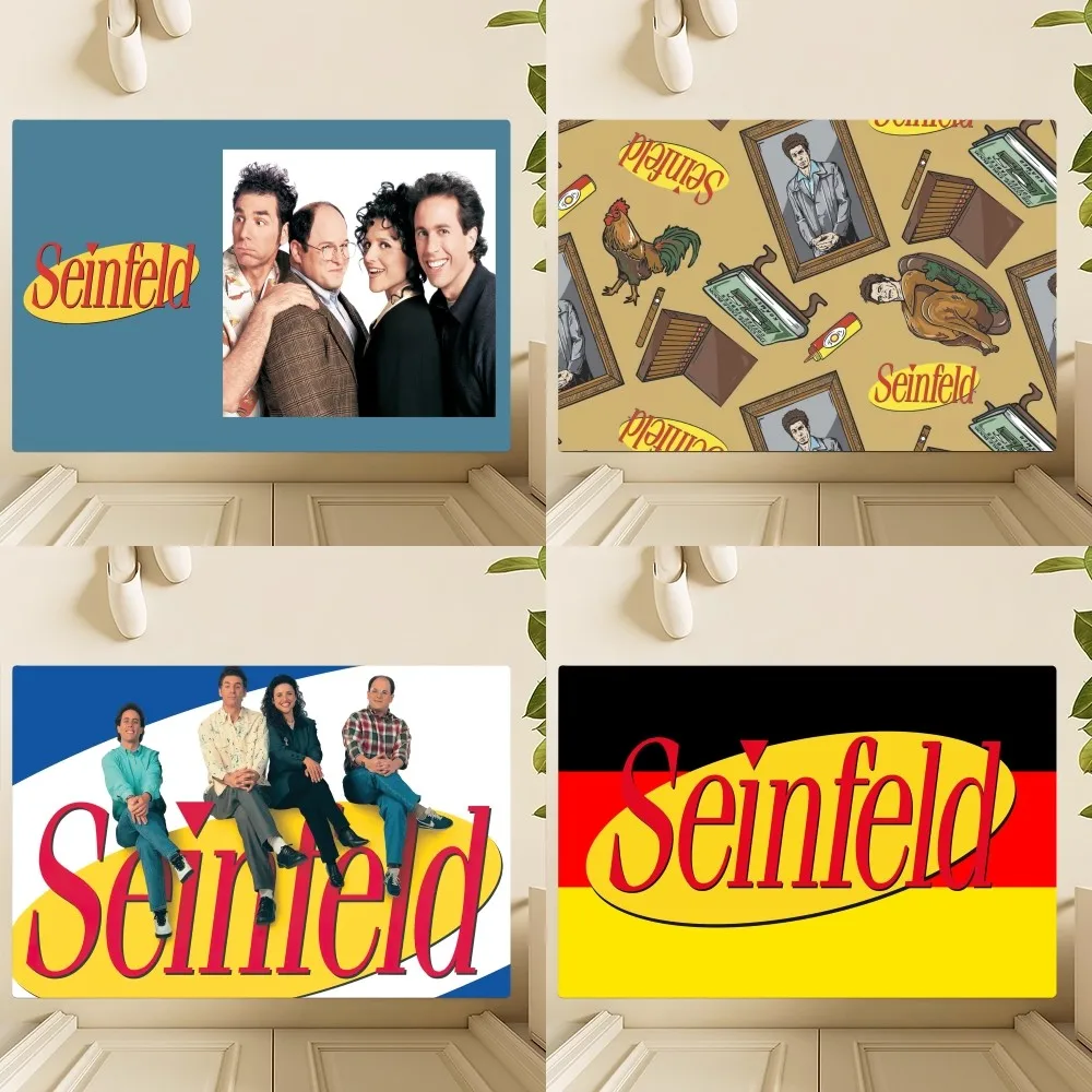 America Sitcom Seinfeld Floor Mat Bedroom Kitchen Door Bath House Super Absorbent Foot Non-slip