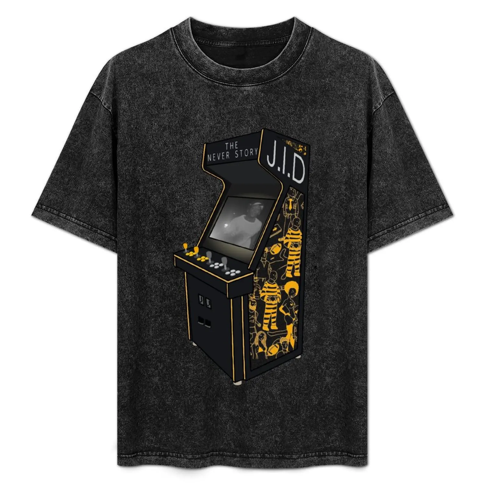 JID The Never Story Arcade T-Shirt Plus Size Quick Dry Sports Tee