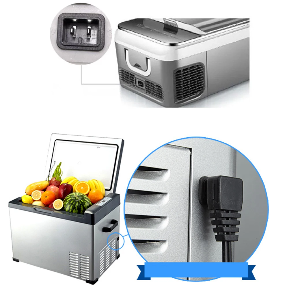 كابل طاقة السيارة 12 فولت ثلاجة السيارة التخييم 200 سنتيمتر مبرد السيارة تمديد الطاقة الحبل شاحن السيارات توافق متعدد الاستخدامات #4