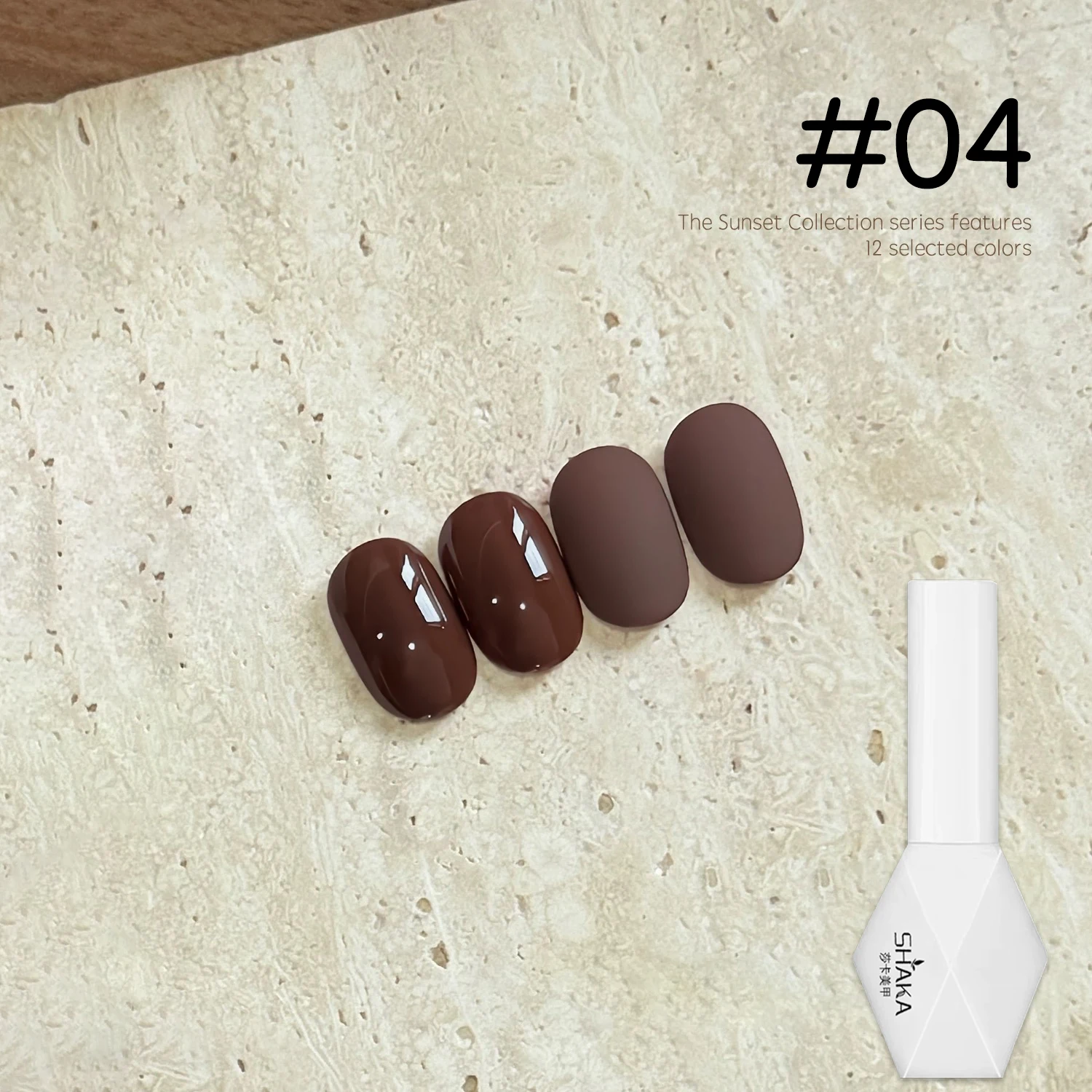 شاكا 10 مللي 12-لون جل طلاء الأظافر أبيض أسود أحمر بني برتقالي أزرق أخضر مسمار الفن نقع UV/LED للمنزل صالون مسمار الفن #2