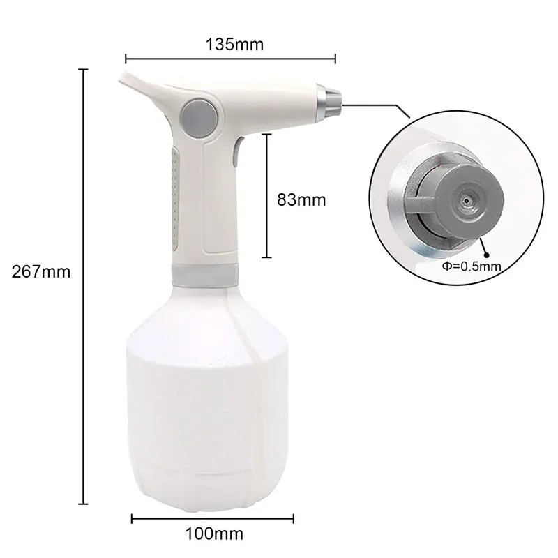 Электростатические беспроводные ручные распылители тумана, садовый распылитель воды, Электрический полив для дома и дома