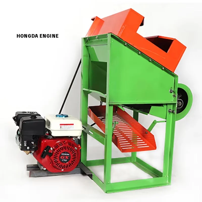 gasoline hongda engine Peanut picker small peanut harvester agricultural peanut threshing machine picking peanut machine