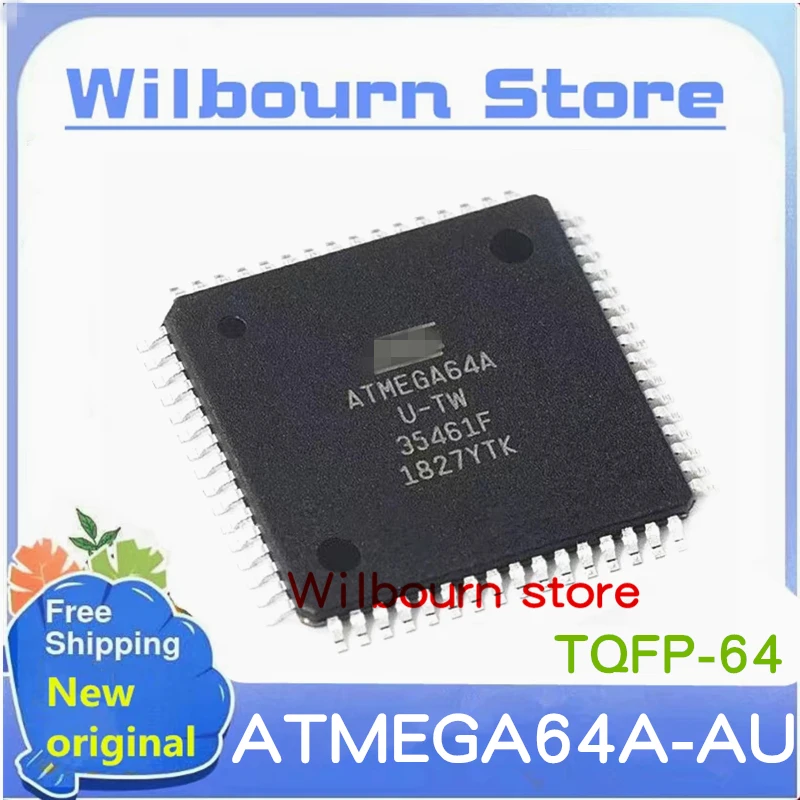 10PCS~100PCS/LOT ATMEGA64A-AU ATMEGA64A ATMEGA64AU-TW TQFP64 New original