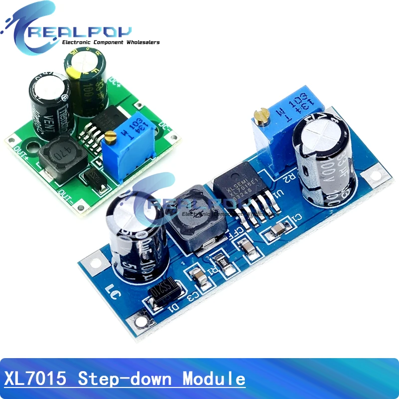 XL7015 DC-DC Dc converter Step-down module 5V-80V Wide voltage input 7005A LM2596 XL7015E1 Blue/Green