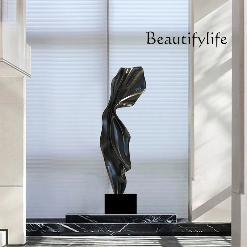 

Modern art sculpture hotel lobby sales office large decoration high-end aisle creative landing