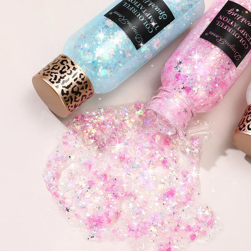 

12 Color Eye Glitter Shiny Sequins Shimmer Liquid Eyshadow Cosmetic Glossy Glitter gel Cream Chameleon Eye shadow