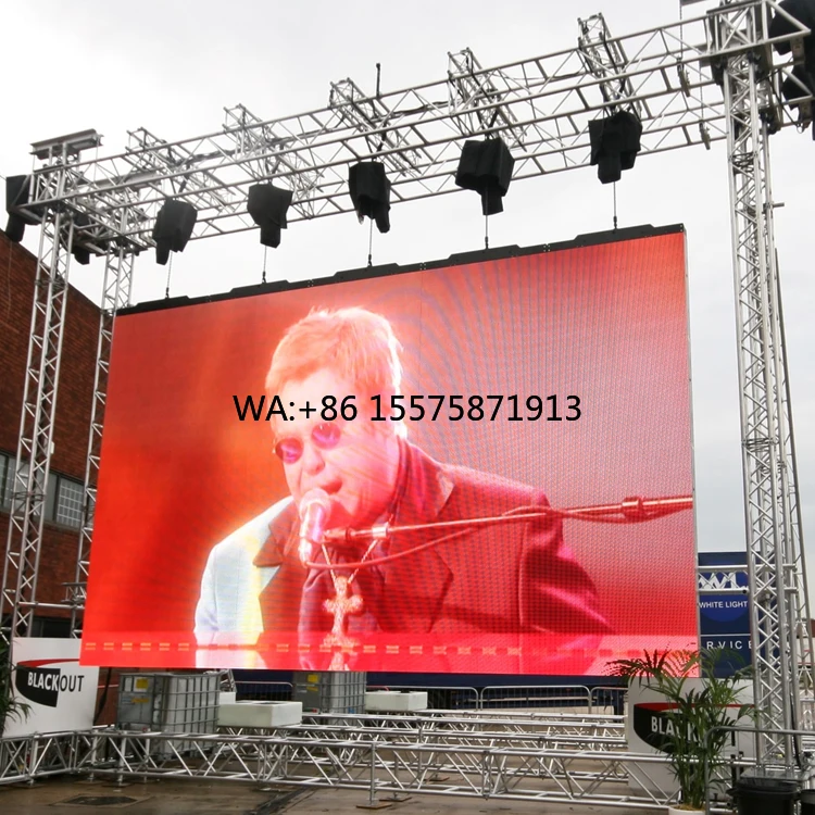 

Aluminum Rental Cabinet for Led Screens Wall Hanging Advertisement Displays Visual Background Panel Truss Hire Events Equipment