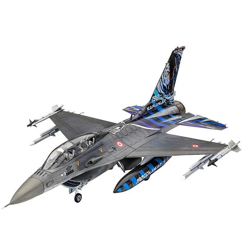 Revell 03844 1/72 Scale Model F-16D Tigermeet 2014 Fighter Assembly Model Building Kits For Adults Hobby Collection