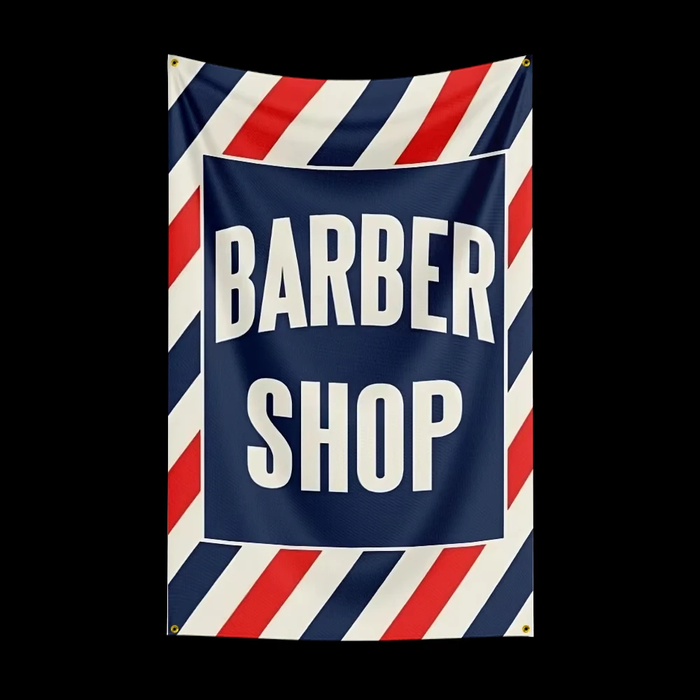 Vintage Barber Shop Printed Tapestry Fashion New Style Theme Party Event Personalized Design Tapestry