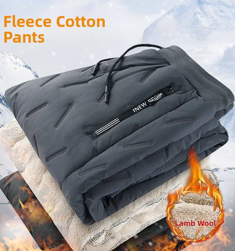 

Thiened водонепроницаемые ветрозащитные зимние рабочие брюки износостойкие молодежные модные повседневные длинные брюки для мужчин