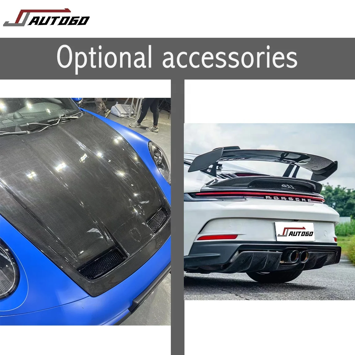 Auto Modification Conversion Body Kit for Porsche 911 992 2019-2024 Upgrade to GT3 Style Bumper Assembly