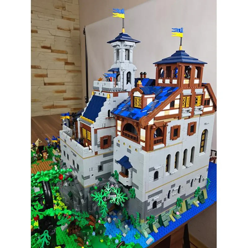 Moc Bausteine Black Falcon Royal Castle Modulare Modell Technologie Ziegel DIY Verwandlung Piraten Festung Montage Spielzeug Geschenk