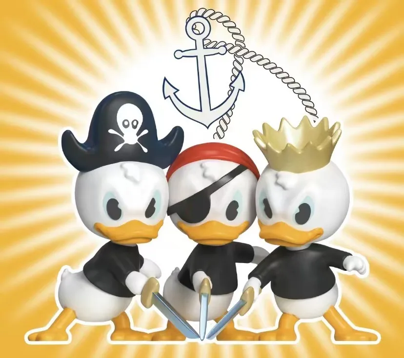 Figura de Minnie y Daisy, caja ciega de Disney, cubierta de Pato Donald, modelo de serie, caja misteriosa, muñecas del 90 ° aniversario, juguete de decoración, regalos