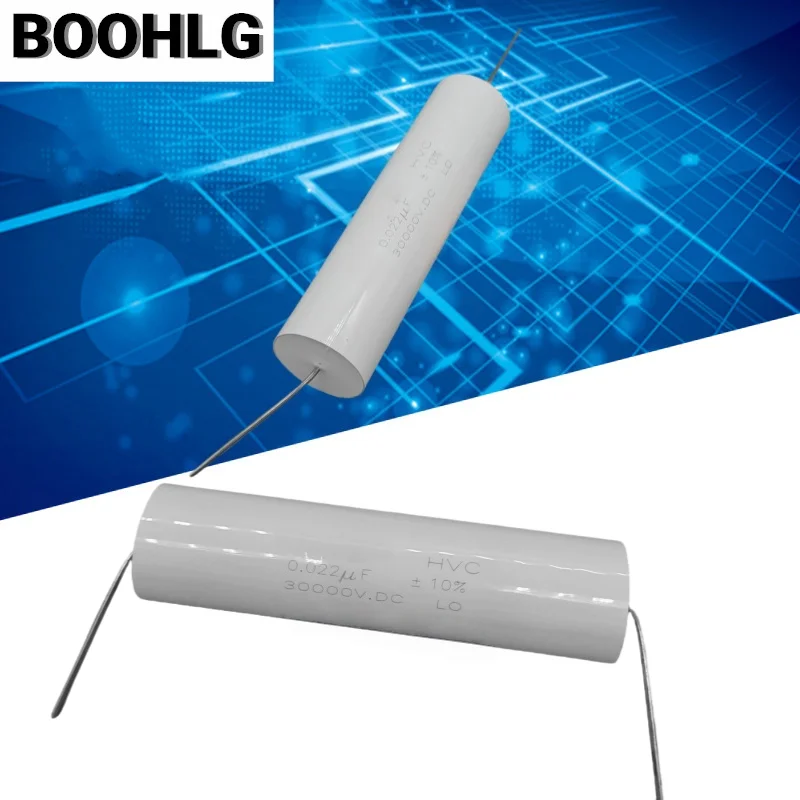 1PCS high voltage, inductive, polarity-free film capacitor 0.022UF 223 30KV 30000V 28X110MM