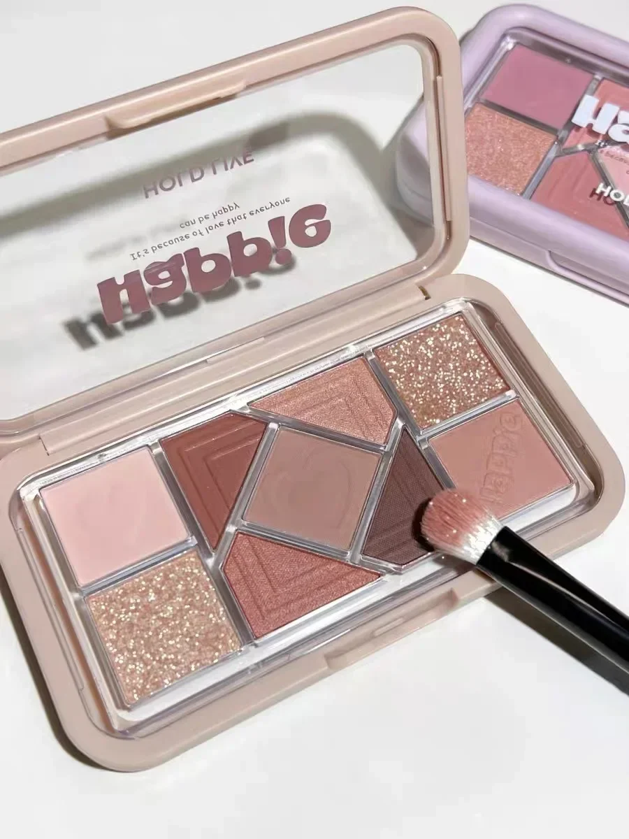 عقد لايف الوردي الإطار 9 ألوان عينيه لوحة بيرليسسينت ماتي تسليط الضوء على الكنتوري نادر الجمال الكورية ماكياج مستحضرات التجميل