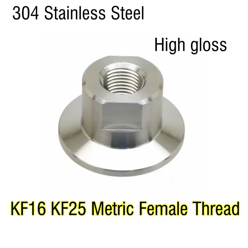 

KF16 KF25 Vacuum Metric Female Thread Adapters Union Fitting Female Threaded Fitting Flange to Female Thread Adapters sanitary